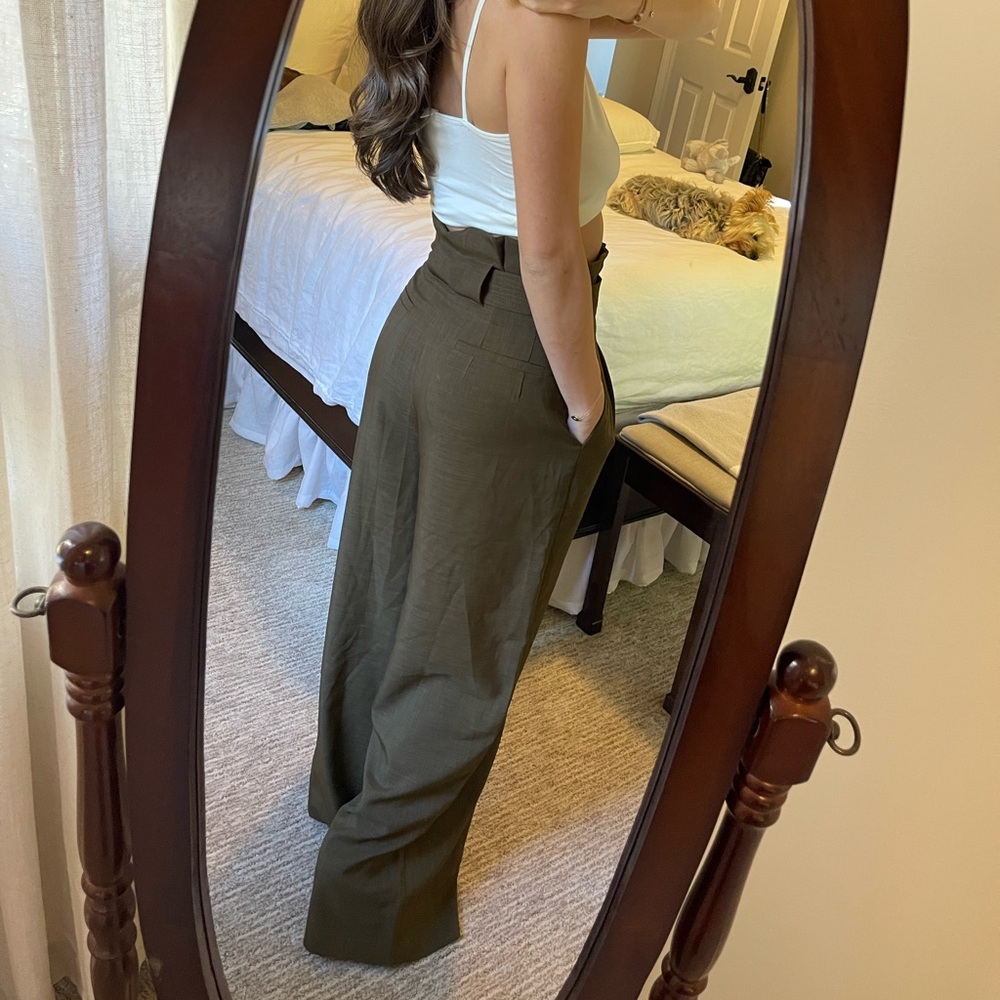 High Waist Wideleg Trouser